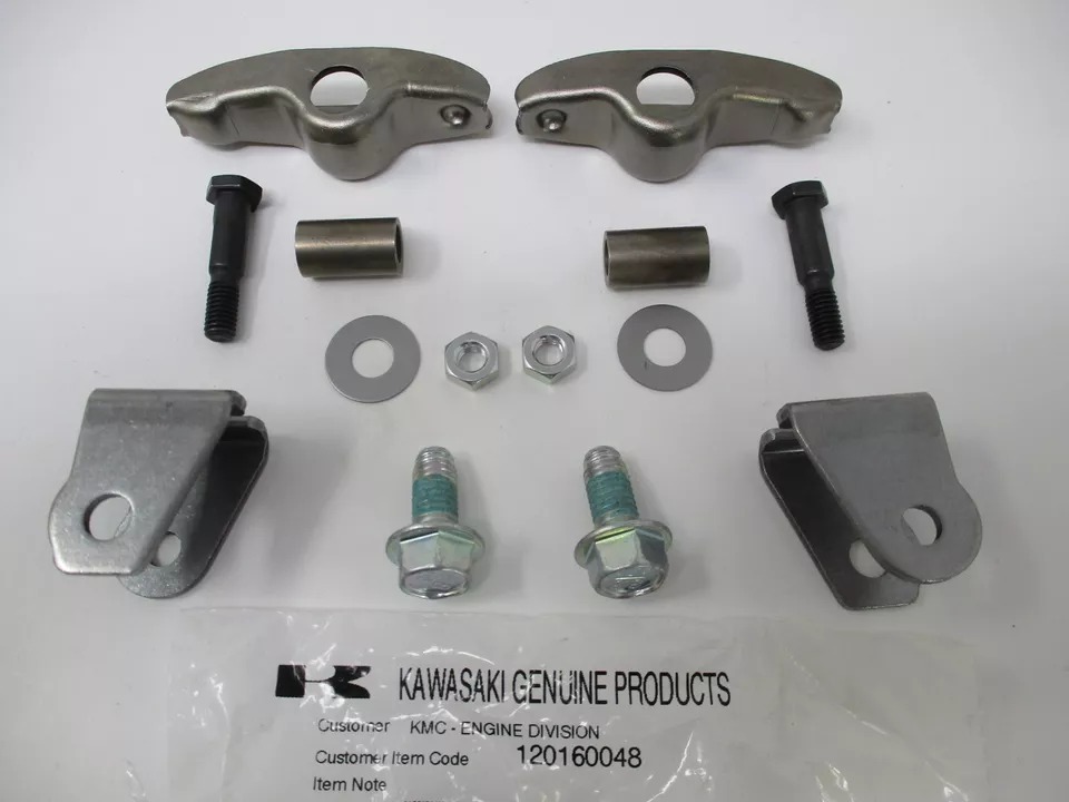 2 Genuine Kawasaki 12016-0048 Rocker Arms Kit, Collar, Nuts, Bolts & Brackets FX751V, FX801V, FX850V - Image 2