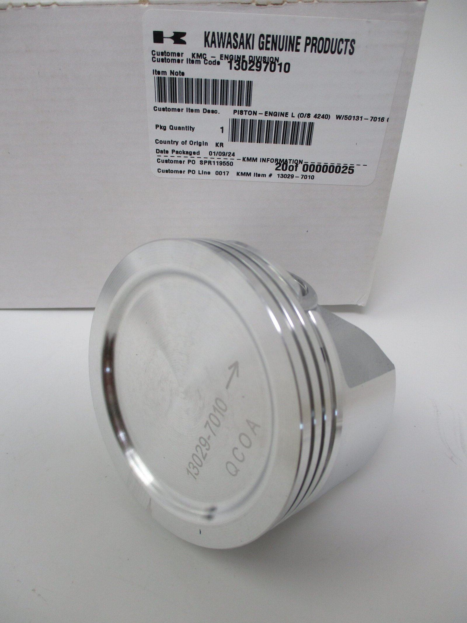 Genuine Kawasaki 13029-7010 Piston OS 0.5 FR651V FR691V FR730V FS651V FS691V FS730V - Image 4