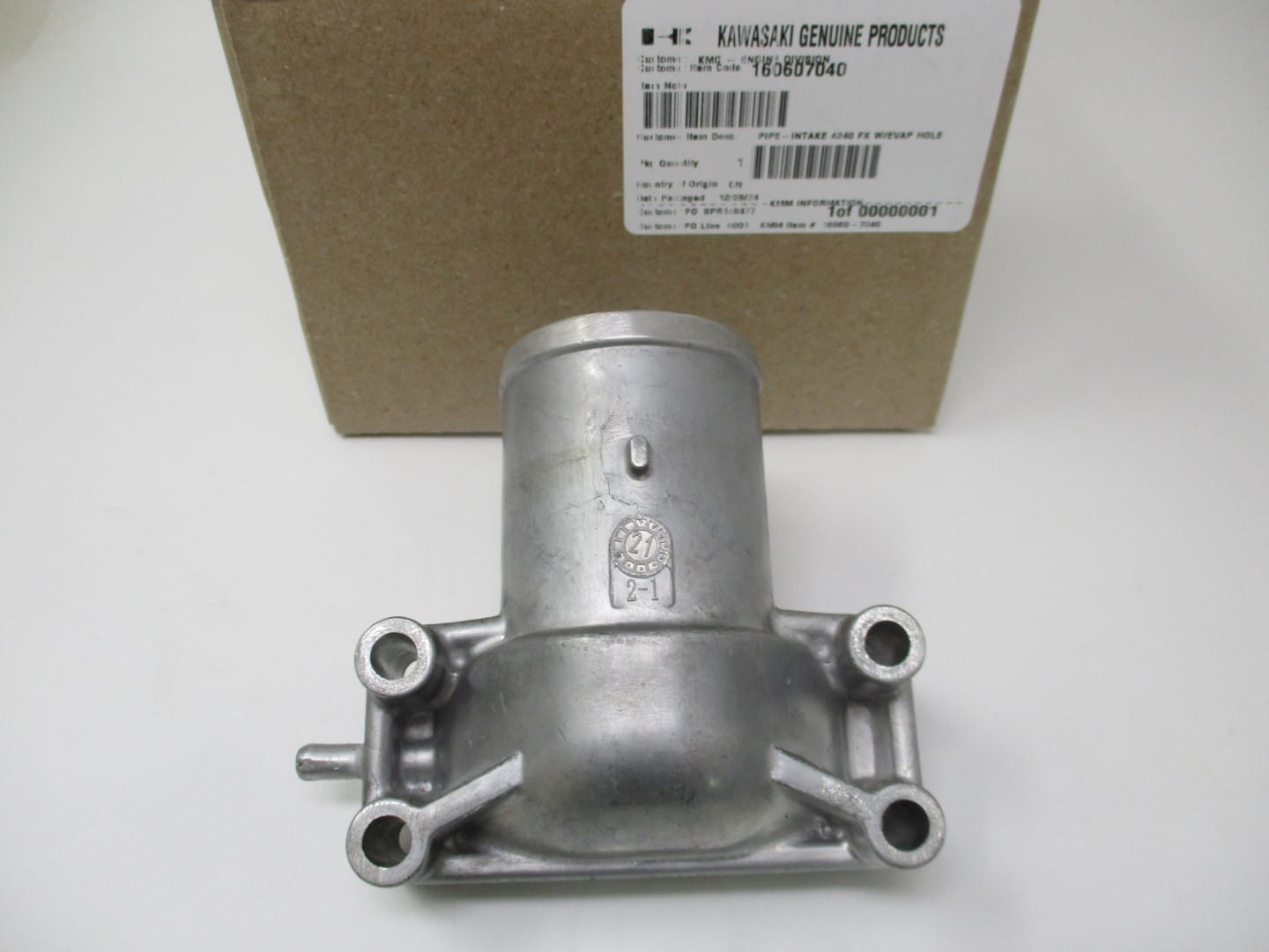 Genuine Kawasaki 16060-7040 Intake Pipe for Canister Air Filter Adaptor - Image 5