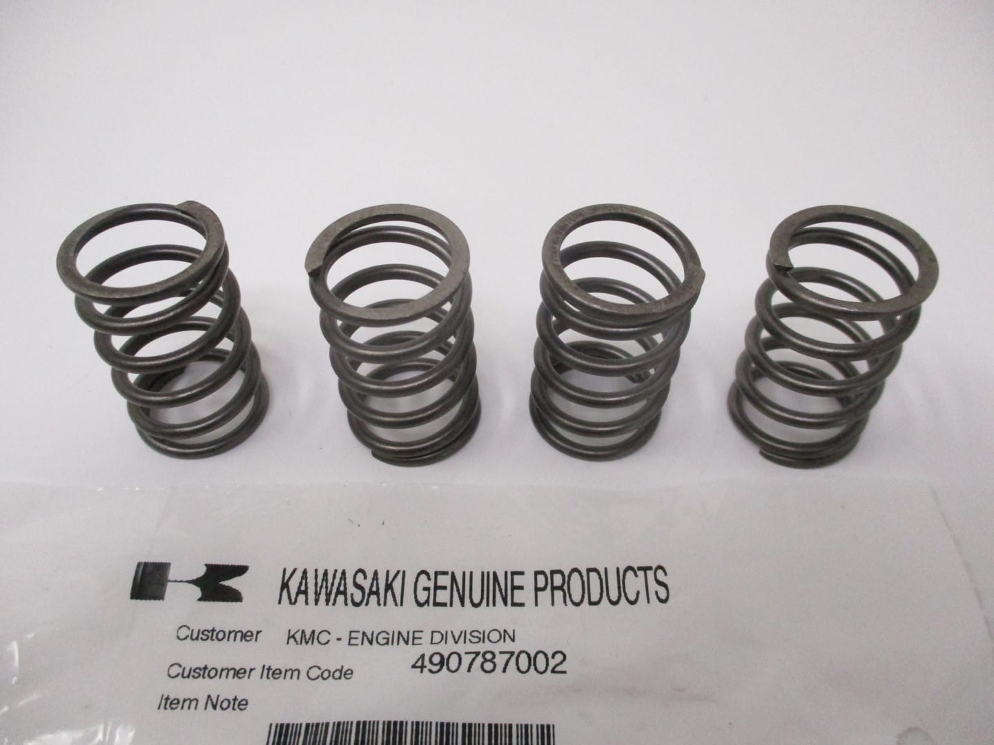 4 Genuine Kawasaki 49078-7002 Engine Valve Spring FR651V FS600V FS541V FH721V - Image 3