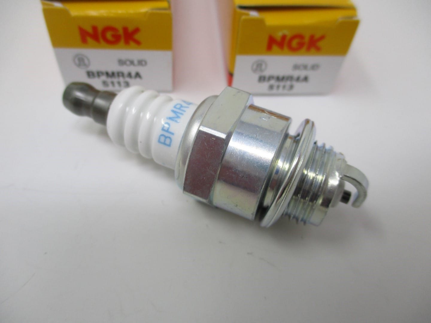 2 Genuine NGK 5113  BPMR4A Spark Plugs  Solid Lawnmower - Image 3