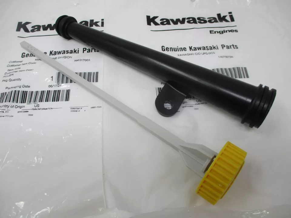 Genuine Kawasaki 59231-7003 Oil Filler Tube Dipstick 14075-0728 FH381V FH430V - Image 4