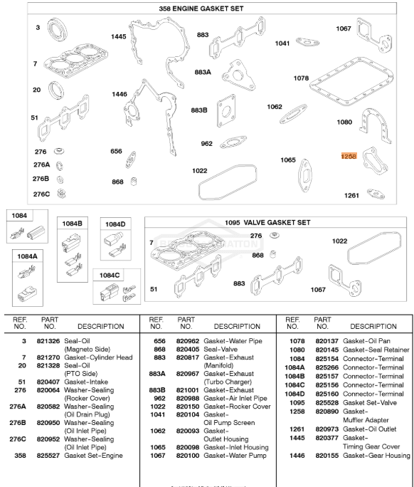 Genuine Briggs & Stratton Daihatsu 820990 Muffler Adapter Gasket - Image 5
