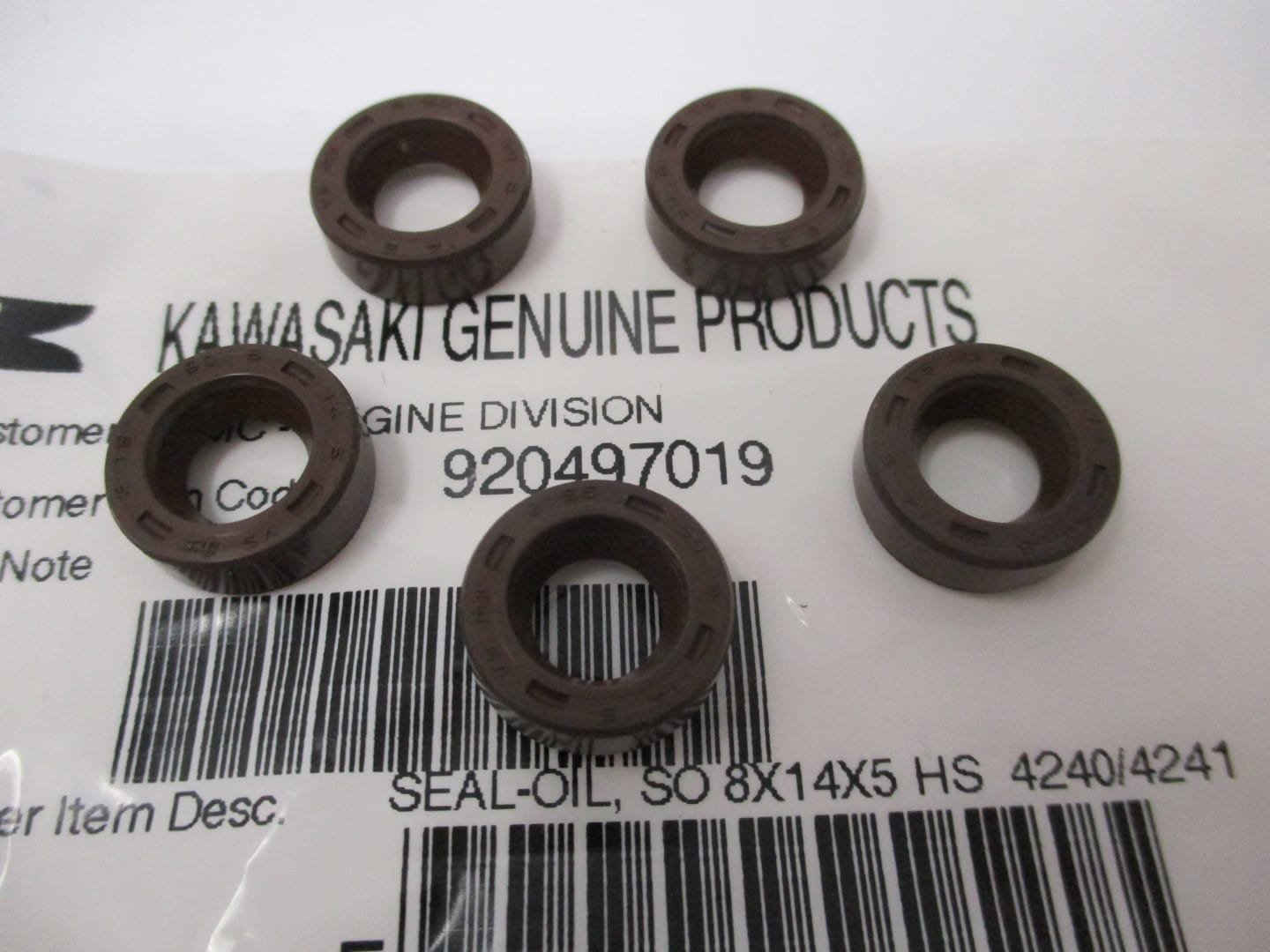 5 Genuine Kawasaki 92049-7019 Oil Seals FH381V FH430V FH541V FH580V - Image 3