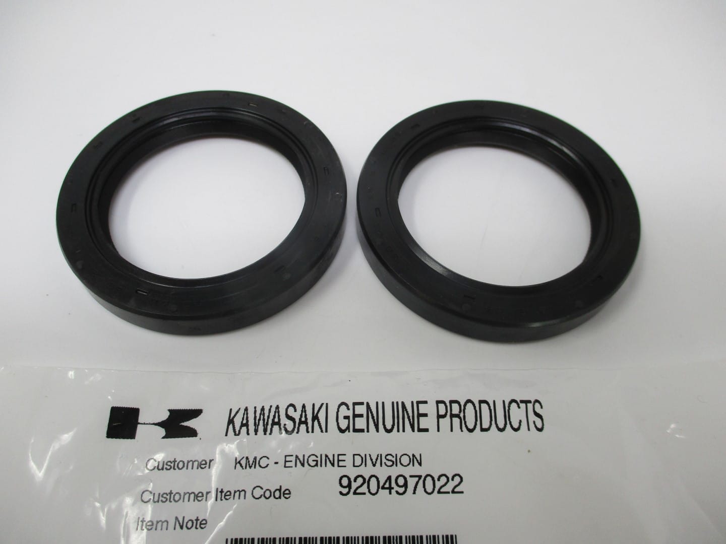 2 Genuine Kawasaki 92049-7022 92049-7007 Crankcase Oil Seal  FH601D FH721D FH770 - Image 3