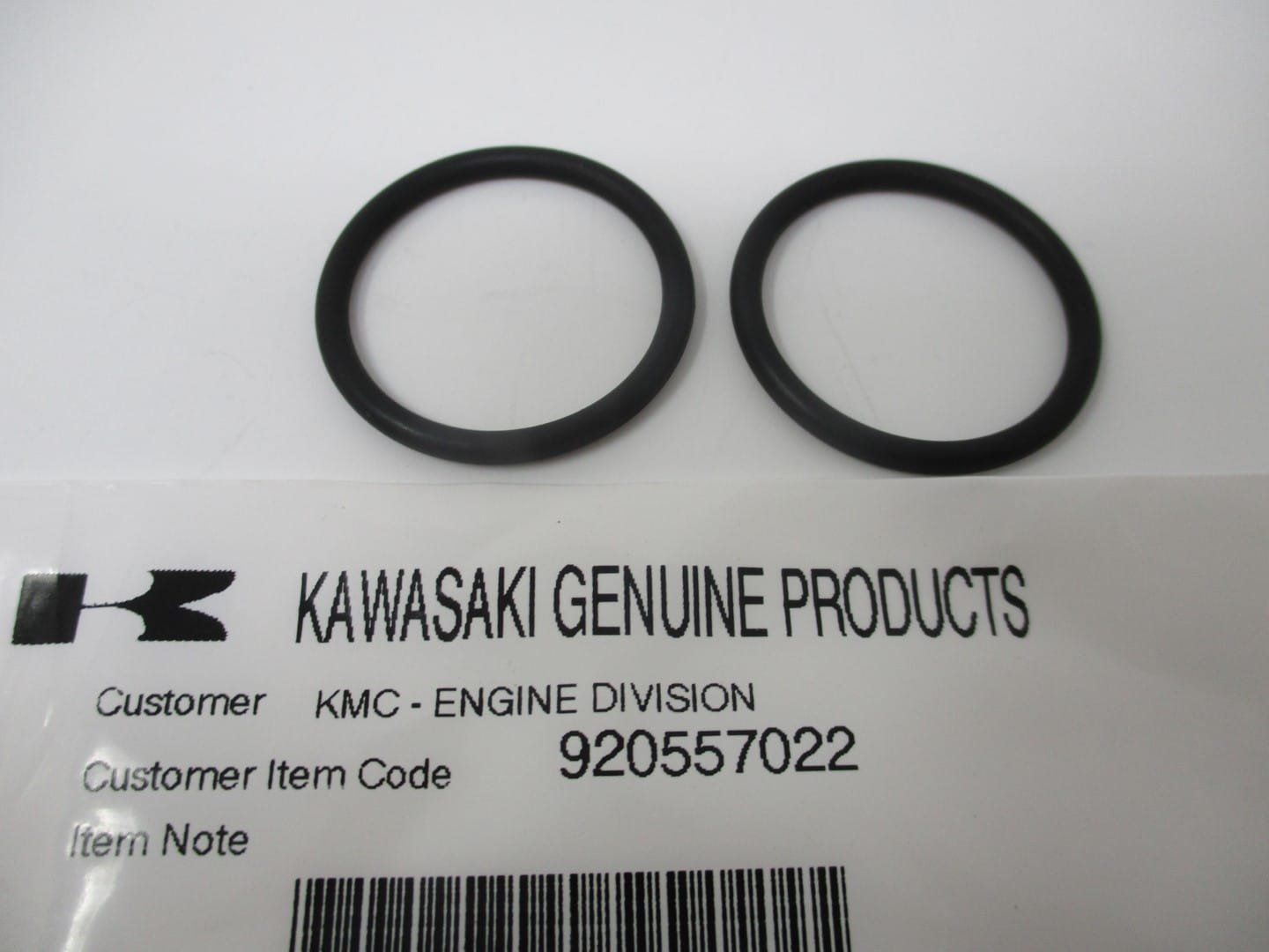 2 Genuine Kawasaki 92055-7022 O-Rings FH601D FH641D FH680D FH721D FH770D - Image 3