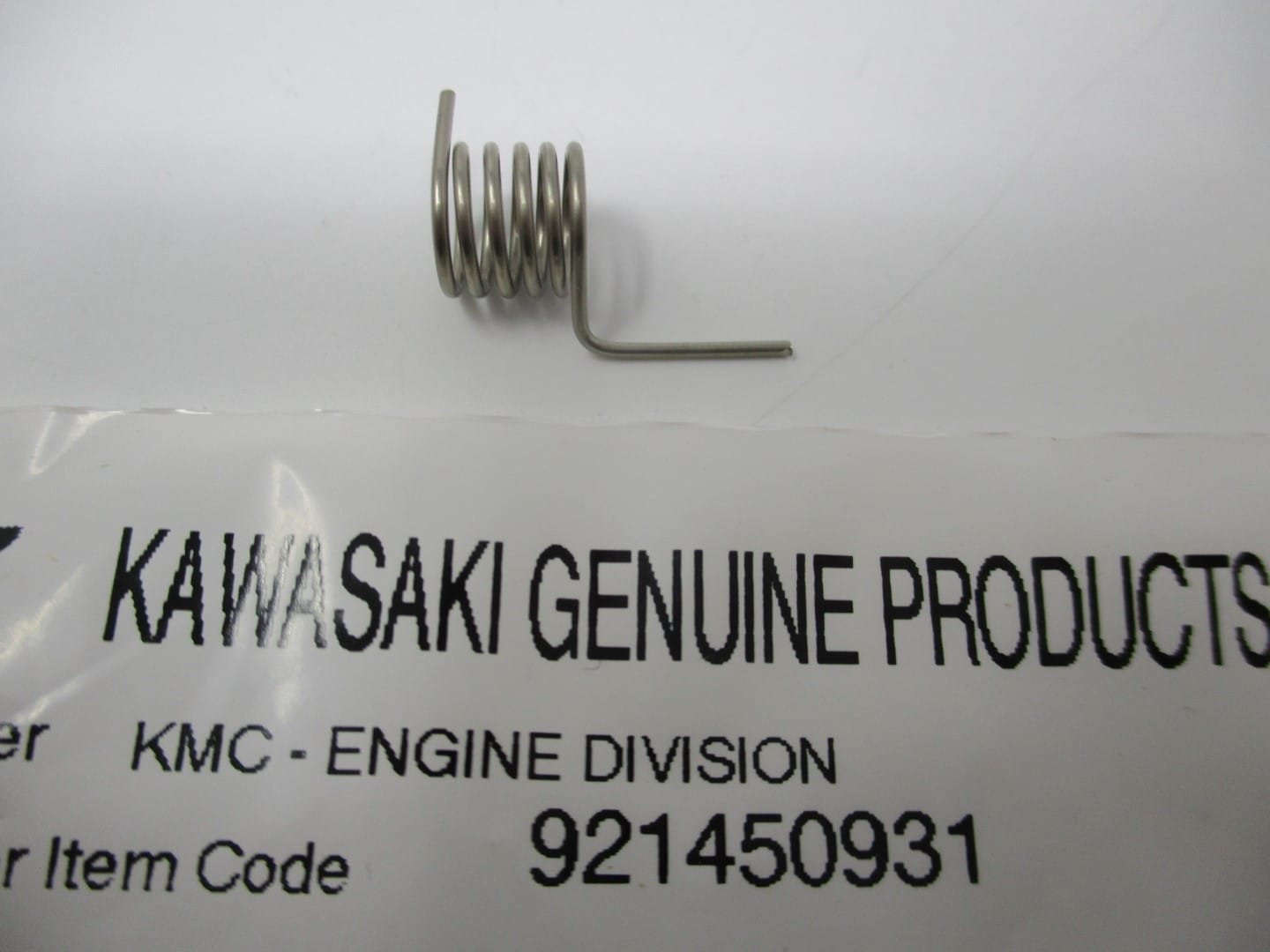 Genuine Kawasaki 92145-0931 Carburetor Choke Spring FR541V FR600V FS481V FS541V - Image 2