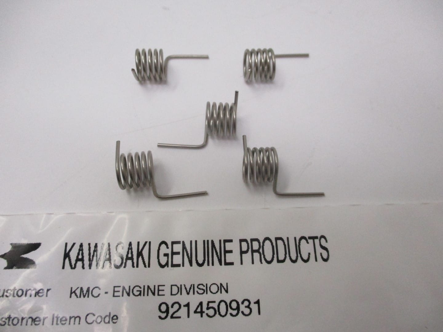 5 Genuine Kawasaki 92145-0931 Carburetor Choke Spring FR541V FR600V FS481V FS541 - Image 4
