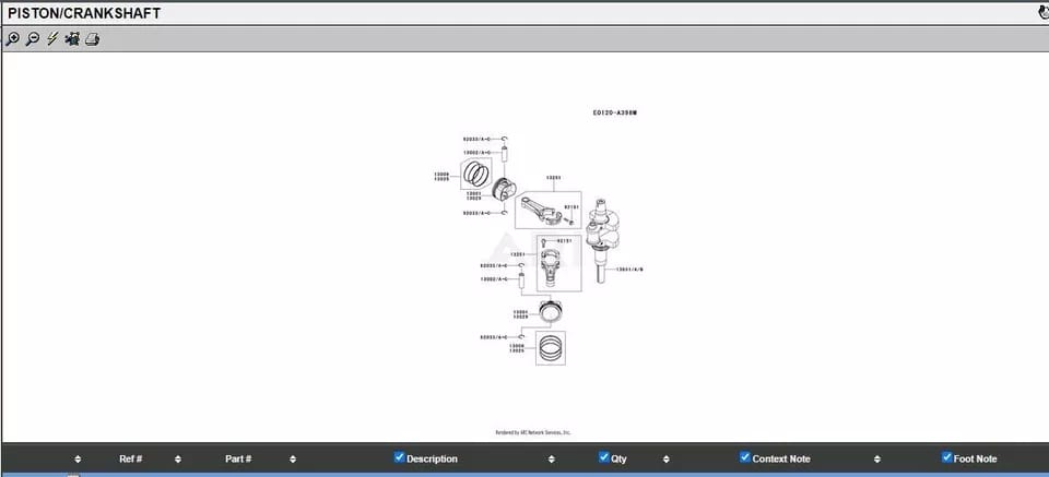 Genuine Kawasaki FR691V FS691V FT730V FS Engine Rebuild Cylinders Piston Rings - Image 5