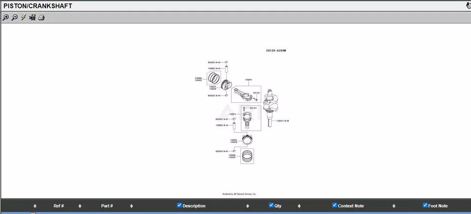 Genuine Kawasaki FR691V FS691V FX691V Engine Rebuild Cylinders Piston & Rings - Image 3