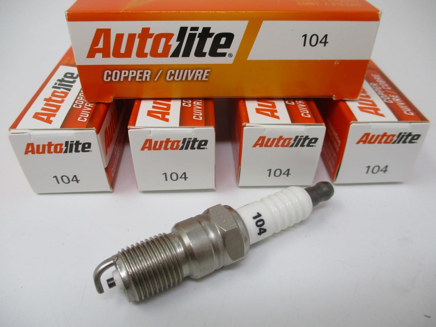 4 AutoLite 104 Spark Plug for NGK 3951 TR55 2238 TR5 3623 BPR6EFS - Image 3