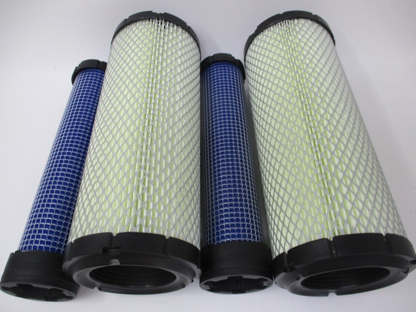 2 For Kawasaki Air Filter 11013-7044 & Inner 11013-7045 Canister Type