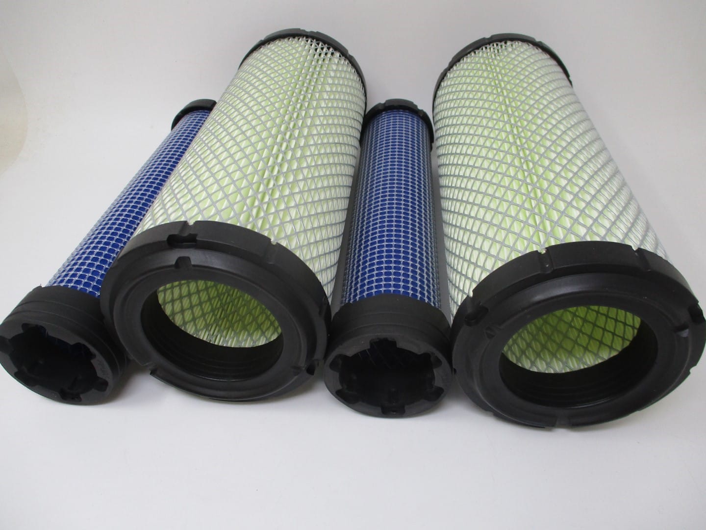 2 For Kawasaki Air Filter 11013-7044 & Inner 11013-7045 Canister Type - Image 3