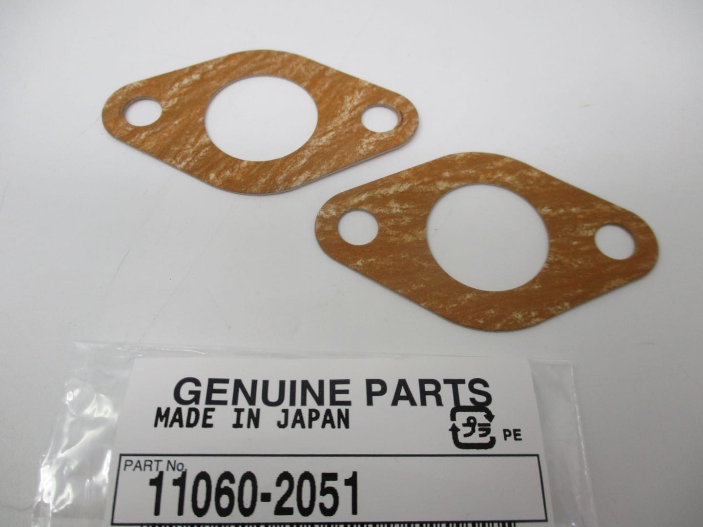 2 Genuine Kawasaki 11060-2051 11009-2142 Carburetor Gaskets 15004-2030 FE120D - Image 3