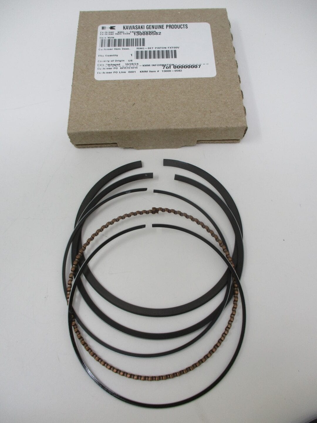 Genuine Kawasaki 13008-0582 Standard Piston Rings STD FXT00V EFI - Image 3