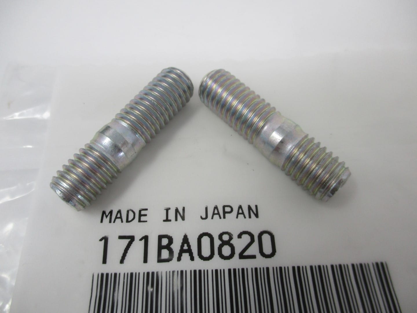 2 Genuine Kawasaki 171BA0820 Exhaust Studs FE290D FE350D FE400D 171G0820 - Image 3