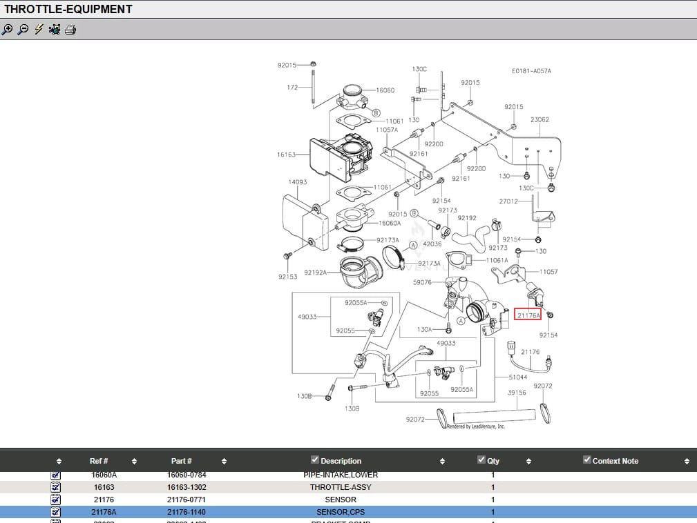 Genuine Kawasaki 21176-1140 Sensor CPS FT730V FX730V FX781A FX820A FXT00V 1000 - Image 3