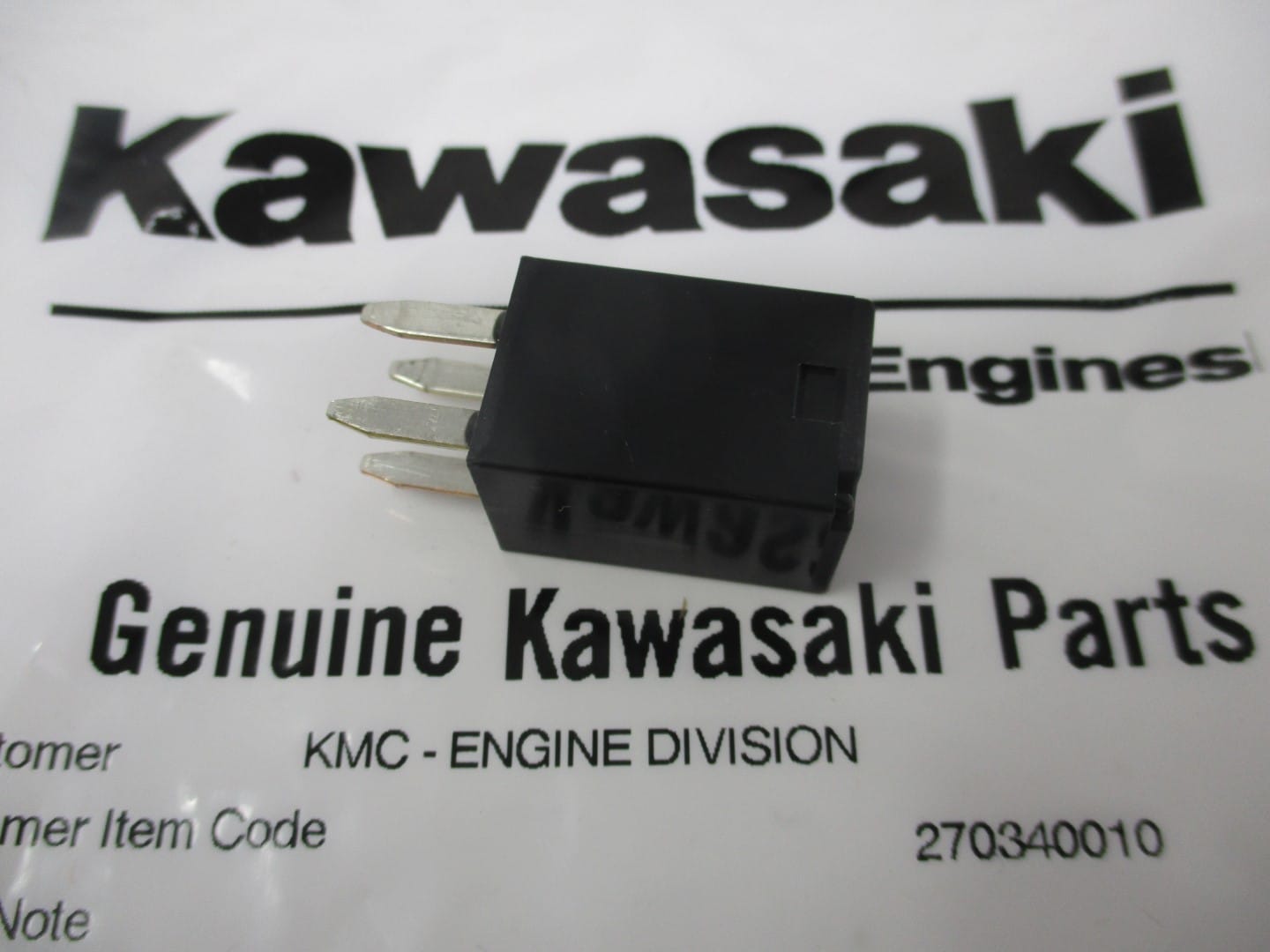 Genuine Kawasaki 27034-0010 Relay FS730V FX730V FX781A FX820A FX850V FXT00V 1000 - Image 3