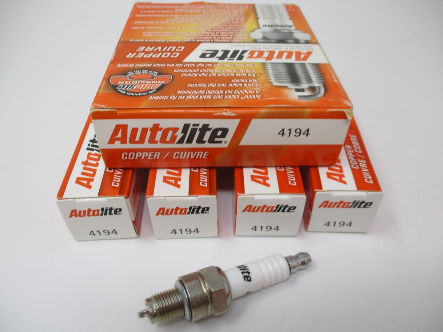 4 AutoLite 4194 Spark Plug for NGK 6535 CR5HSB Champion 808 Z9Y Denso 6050