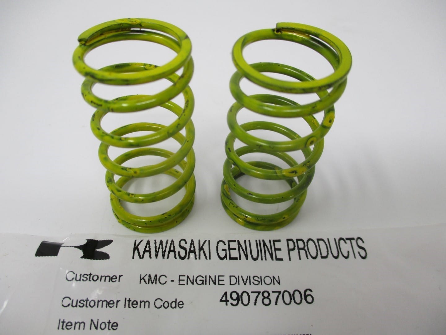 2 Genuine Kawasaki 49078-7006 Valve Springs for Intake on FX921V FXT00V - Image 3