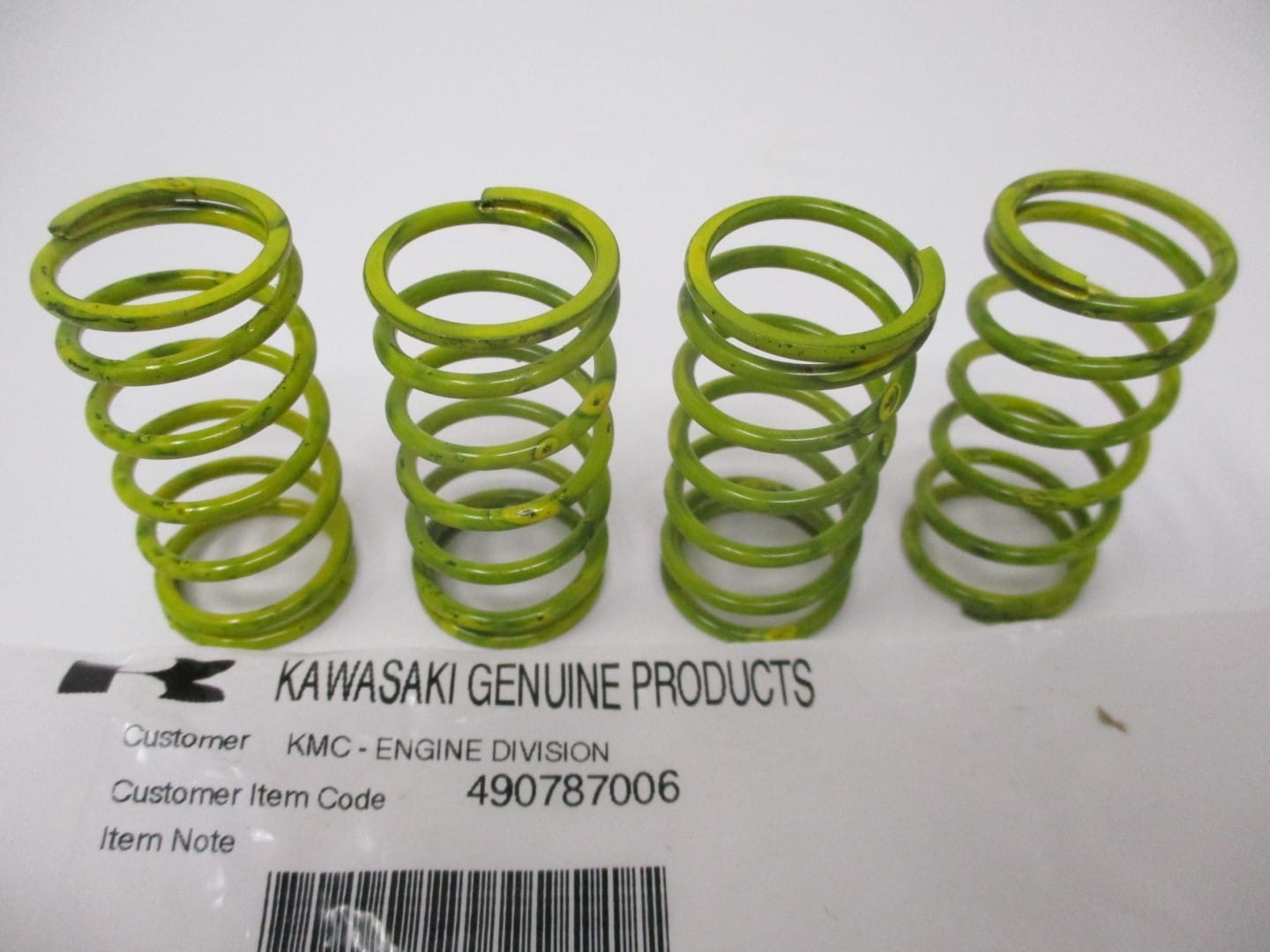 4 Genuine Kawasaki 49078-7006 Valve Springs for Intake on FX921V FXT00V - Image 3