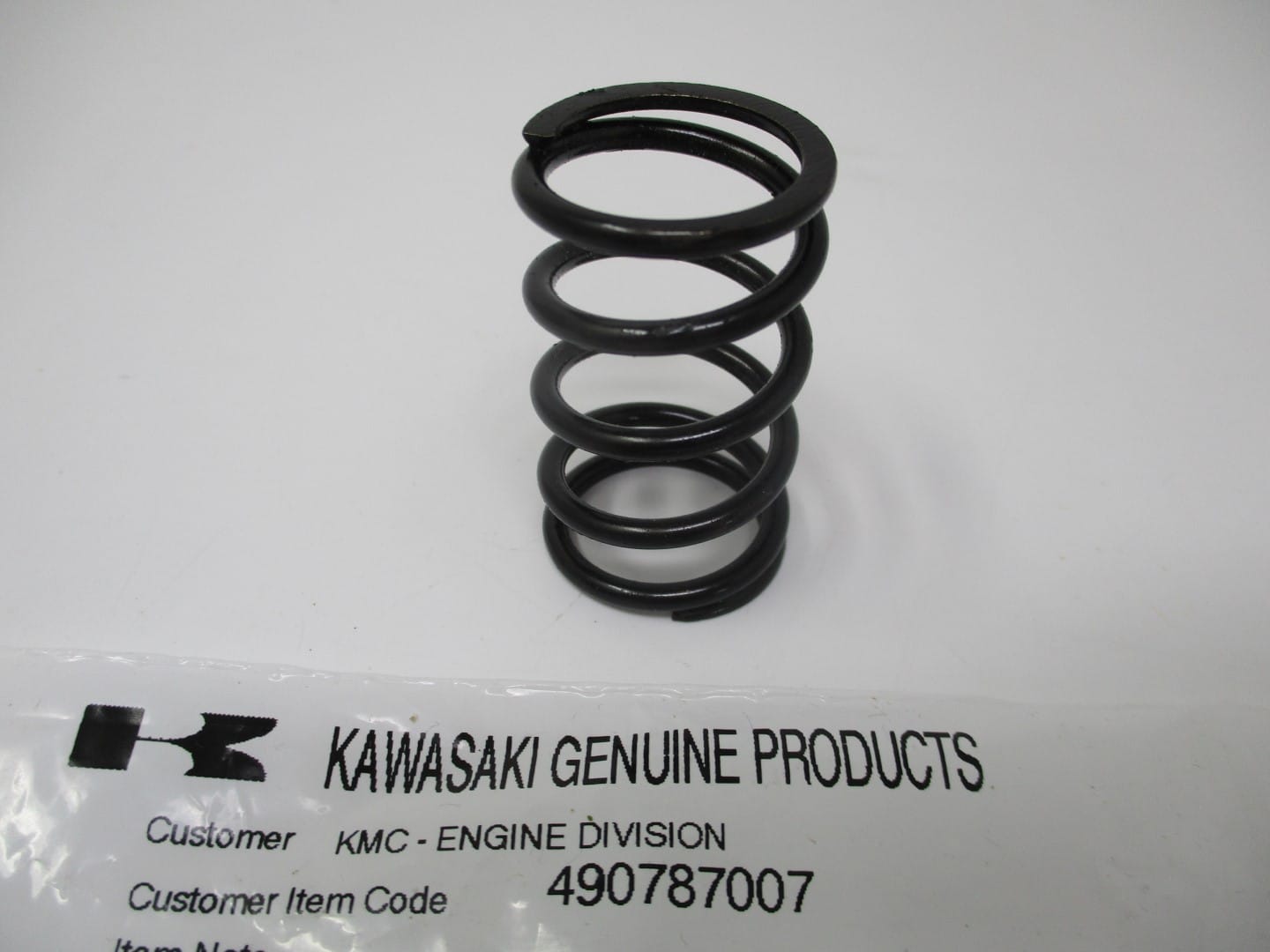 Genuine Kawasaki 49078-7007 Valve Spring Exhaust FX921V FXT00V 49078-7004 - Image 3