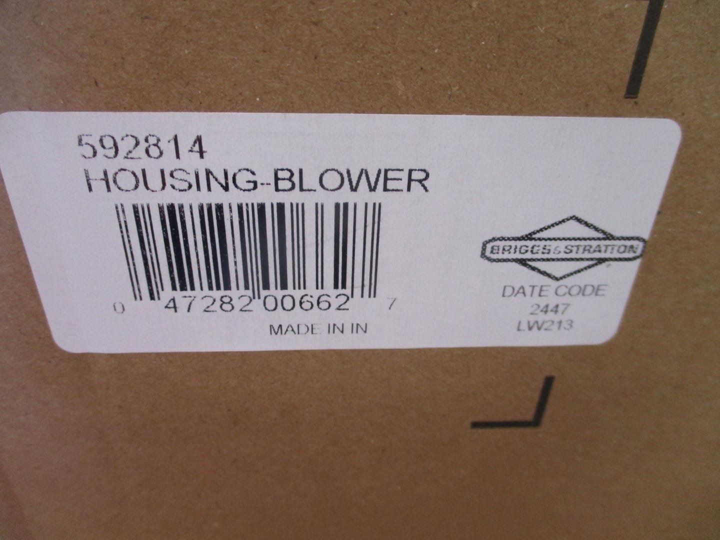 Genuine Briggs & Stratton 592814 Engine Blower Shroud Cover - Image 6