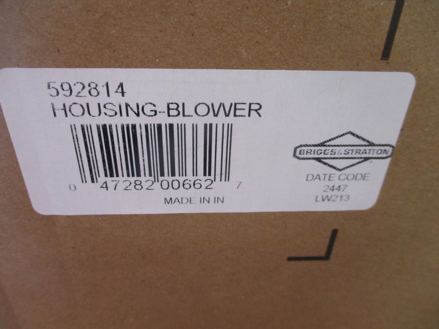 Genuine Briggs & Stratton 592814 Engine Blower Shroud Cover - Image 6