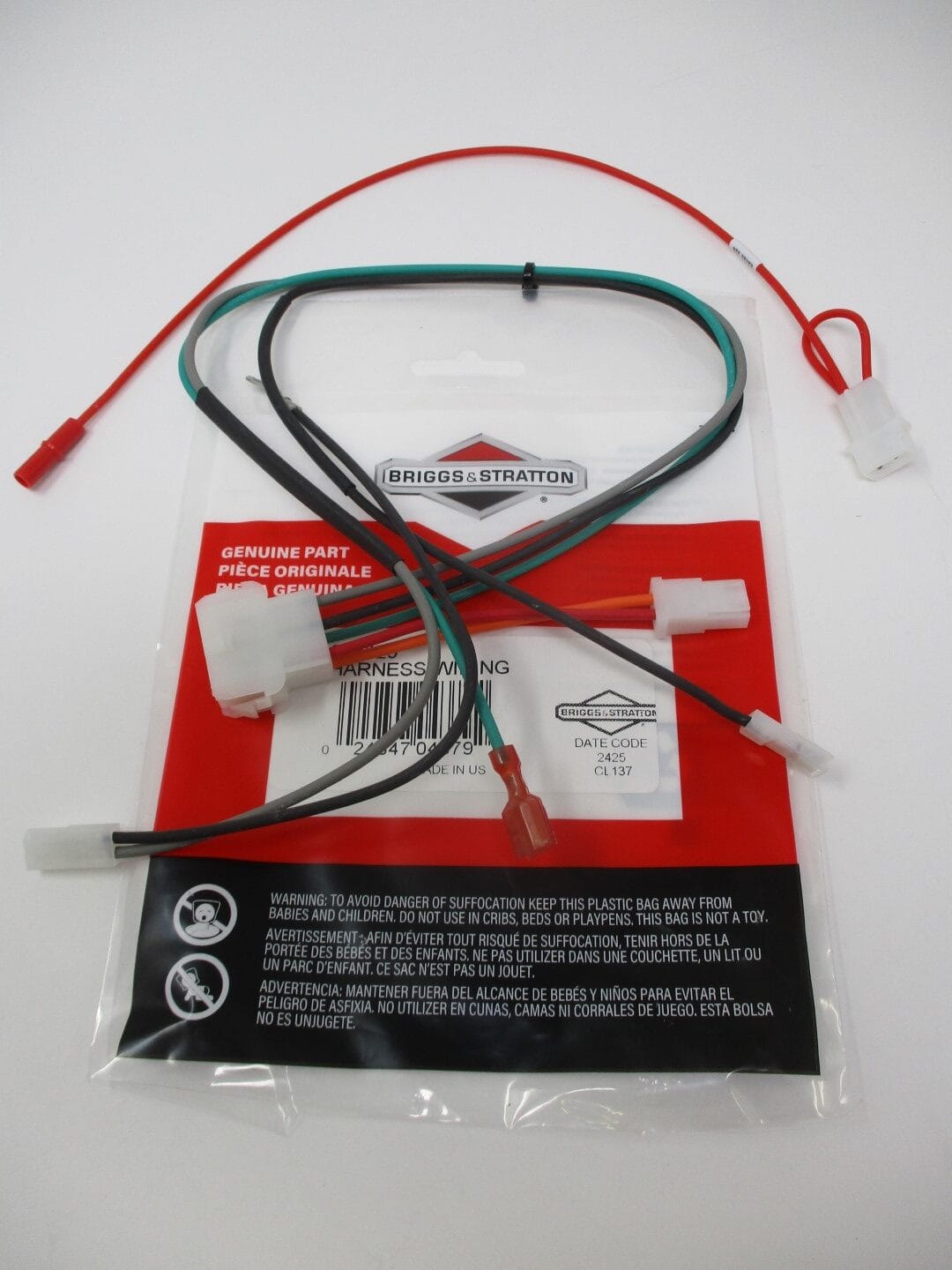 Genuine Briggs & Stratton 698329 Wiring Harness 215707 215802