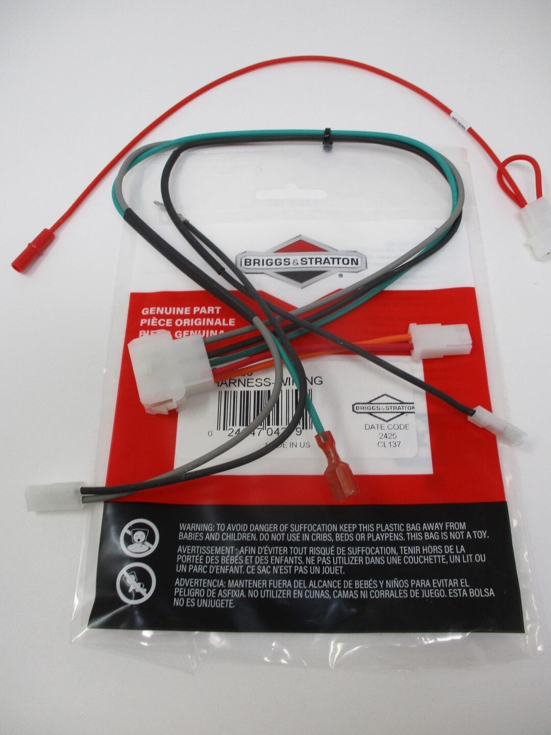 Genuine Briggs & Stratton 698329 Wiring Harness 215707 215802 - Image 5