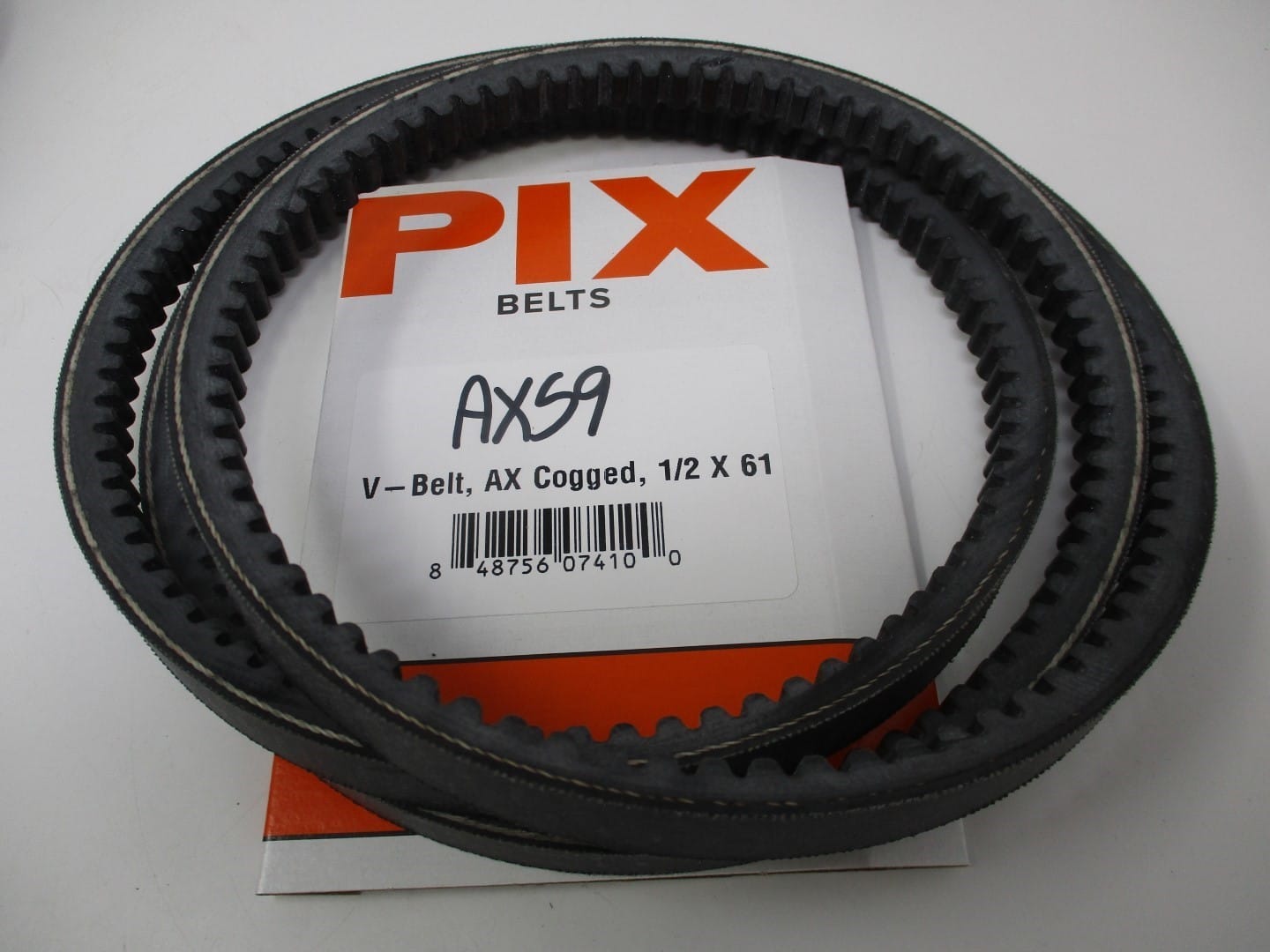 Pix AX59 ½” X 61” Cogged V-Belt Industrial 1/2 X 61