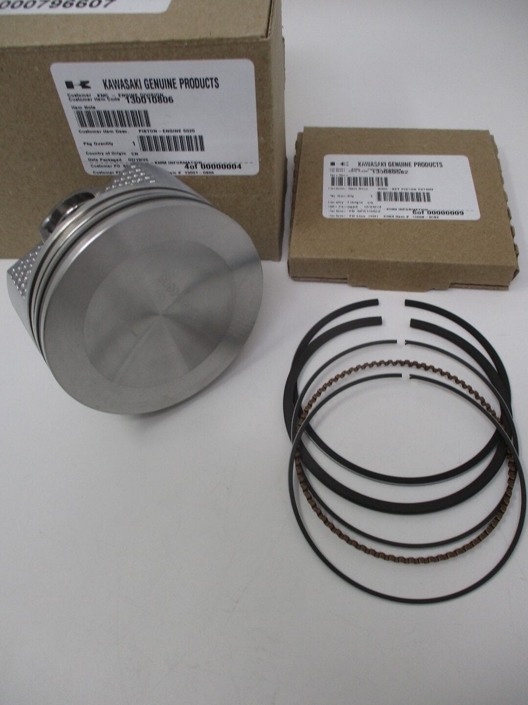 Genuine Kawasaki 13001-0806 13008-0582 Piston & Rings Standard STD FXT00V EFI - Image 2
