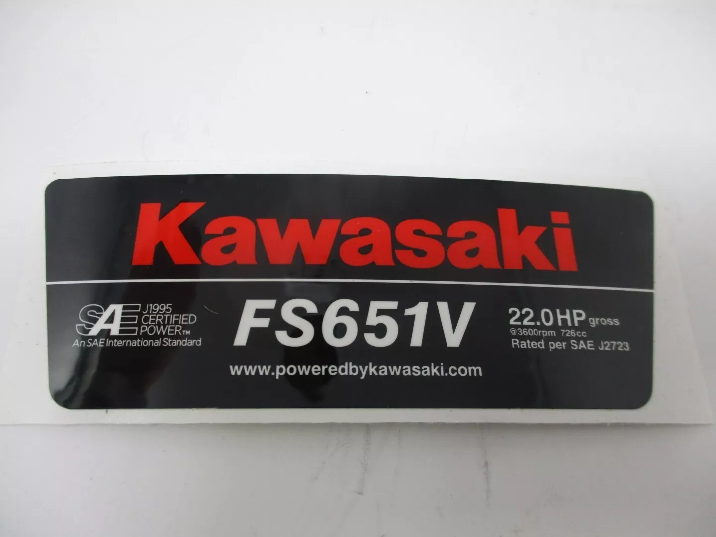 Genuine Kawasaki 56080-1055 FS651V 22 HP Decal 56080-0884
