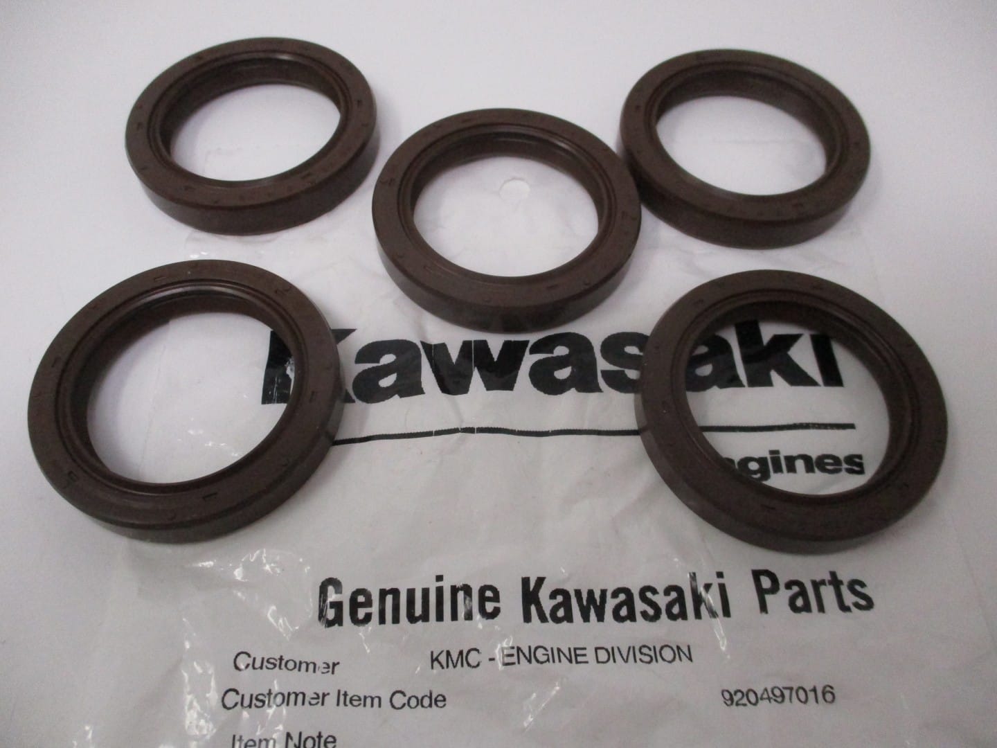 5 Genuine Kawasaki 92049-7016 Crankcase Oil Seal FH381V FH430V FH480V FH541V - Image 3