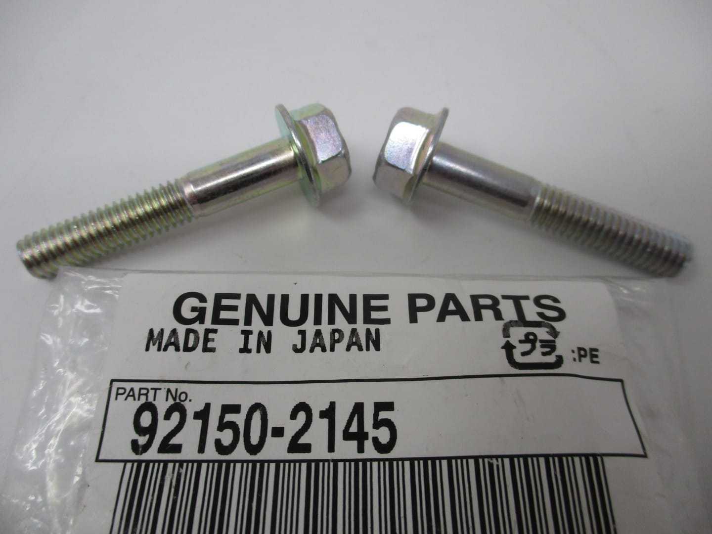 2 Genuine Kawasaki 92150-2145 Valve Cover Flanged Bolts FE250D FE290D FE350D FE400 - Image 3