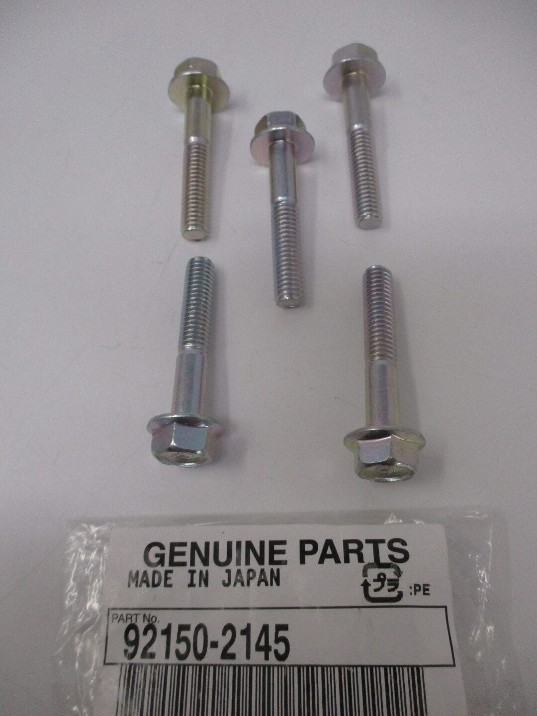 5 Genuine Kawasaki 92150-2145 Valve Cover Flanged Bolts FE250D FE290D FE350D - Image 3