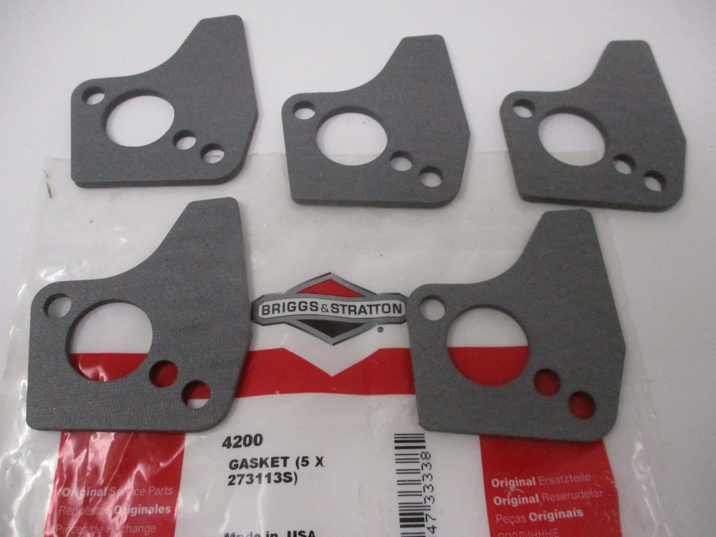 5 Genuine Briggs & Stratton 273113S Intake Gasket - Image 2