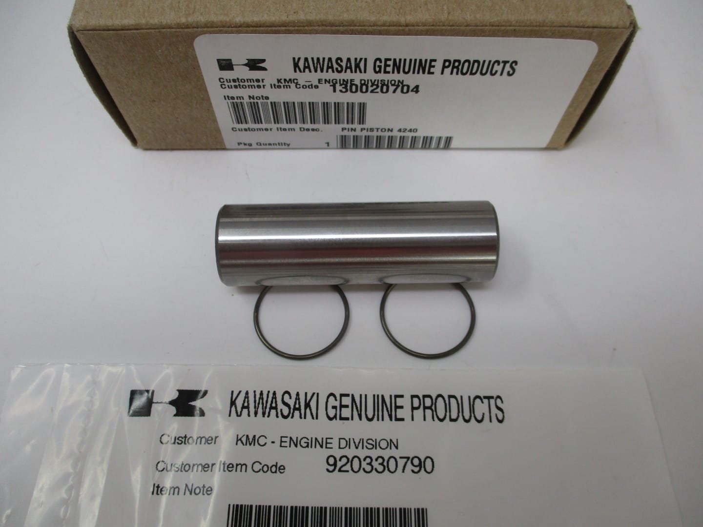 Genuine Kawasaki 13002-0704 Piston Pin Snap-Rings 92033-0790 FR651V FR691V FR730 - Image 3