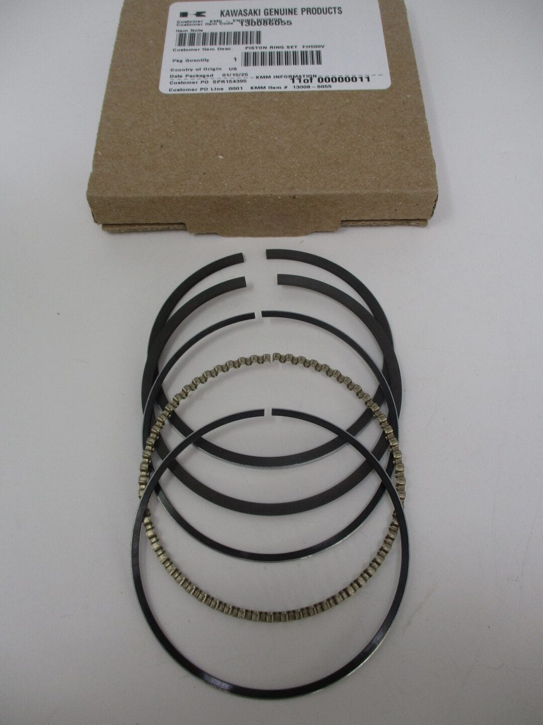 Genuine Kawasaki 13008-6055 Piston Rings STD Standard FH451V FH500V FH531V - Image 3