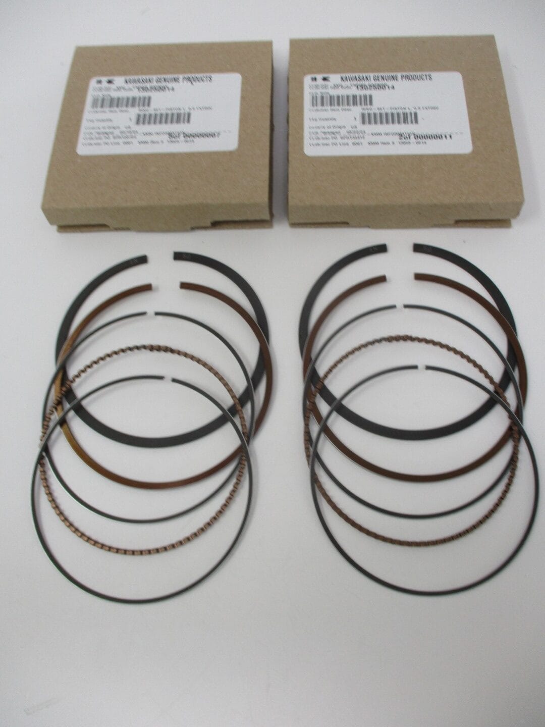 2 Genuine Kawasaki 13025-0014 Piston Rings OS Oversize 0.5 FX921V FXT00V - Image 3