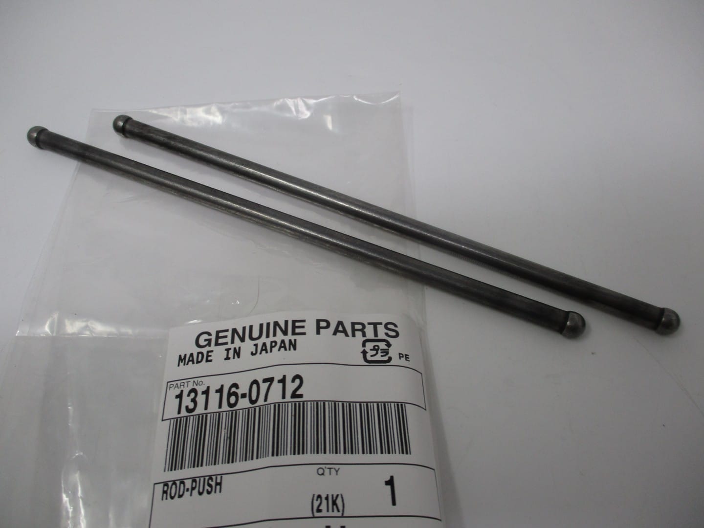 2 Genuine Kawasaki 13116-0712 Push Rods for FX921V FXT00V - Image 4