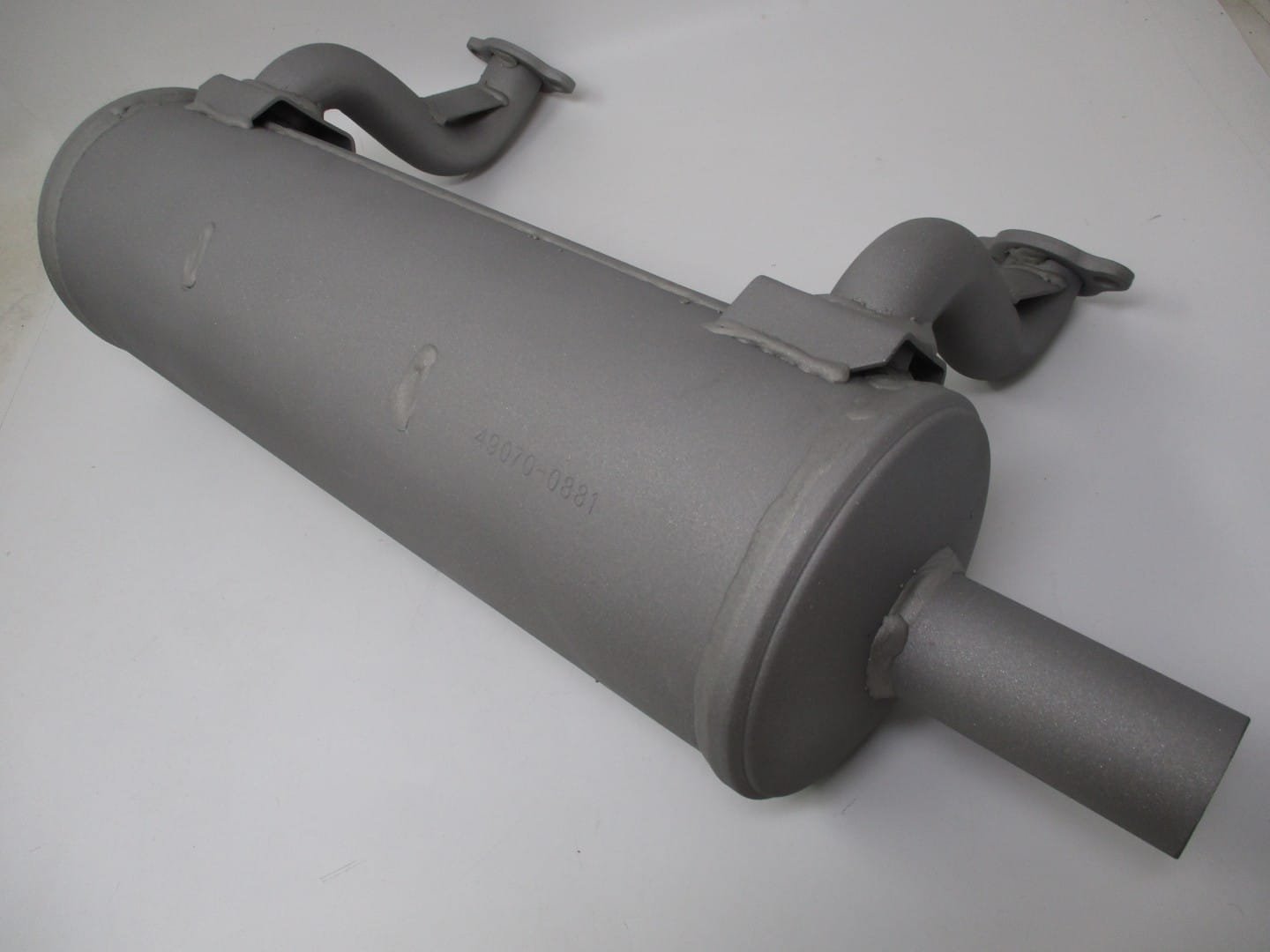 Genuine Kawasaki 49070-0881 Muffler 603cc FX600V FX541V FX481V Stainless Steel - Image 3