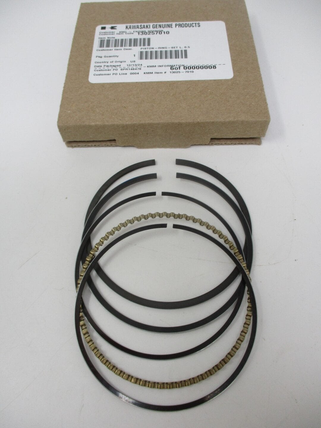Genuine Kawasaki 13025-7010 OS Piston Rings FS541V FS600V FX481V FX541V FX600V - Image 3