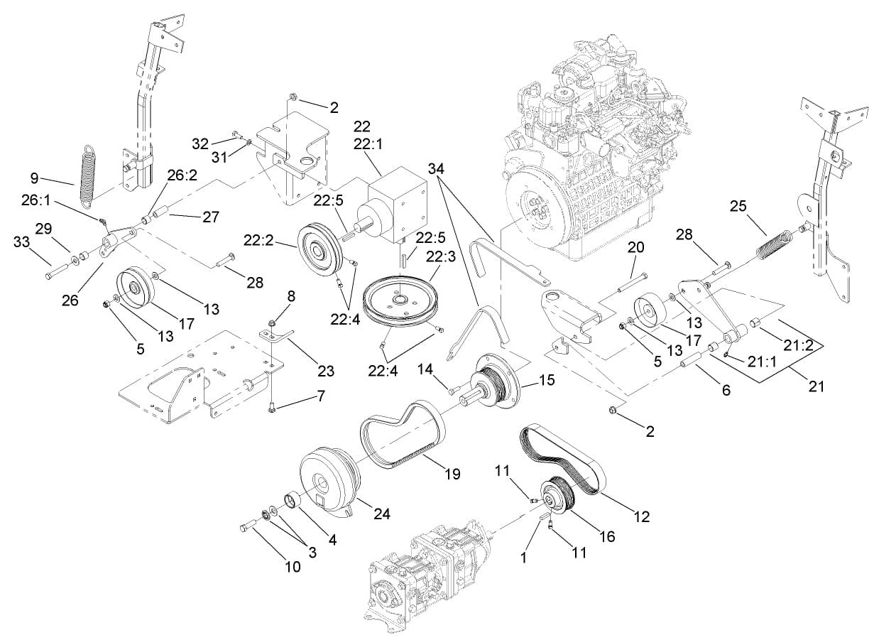 2 For Toro 110-3866 Exmark Zero Z Master Mower Turbo Force Deck Belt 1103866 - Image 4