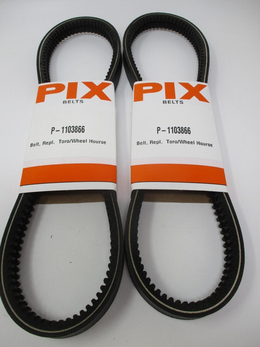 2 For Toro 110-3866 Exmark Zero Z Master Mower Turbo Force Deck Belt 1103866