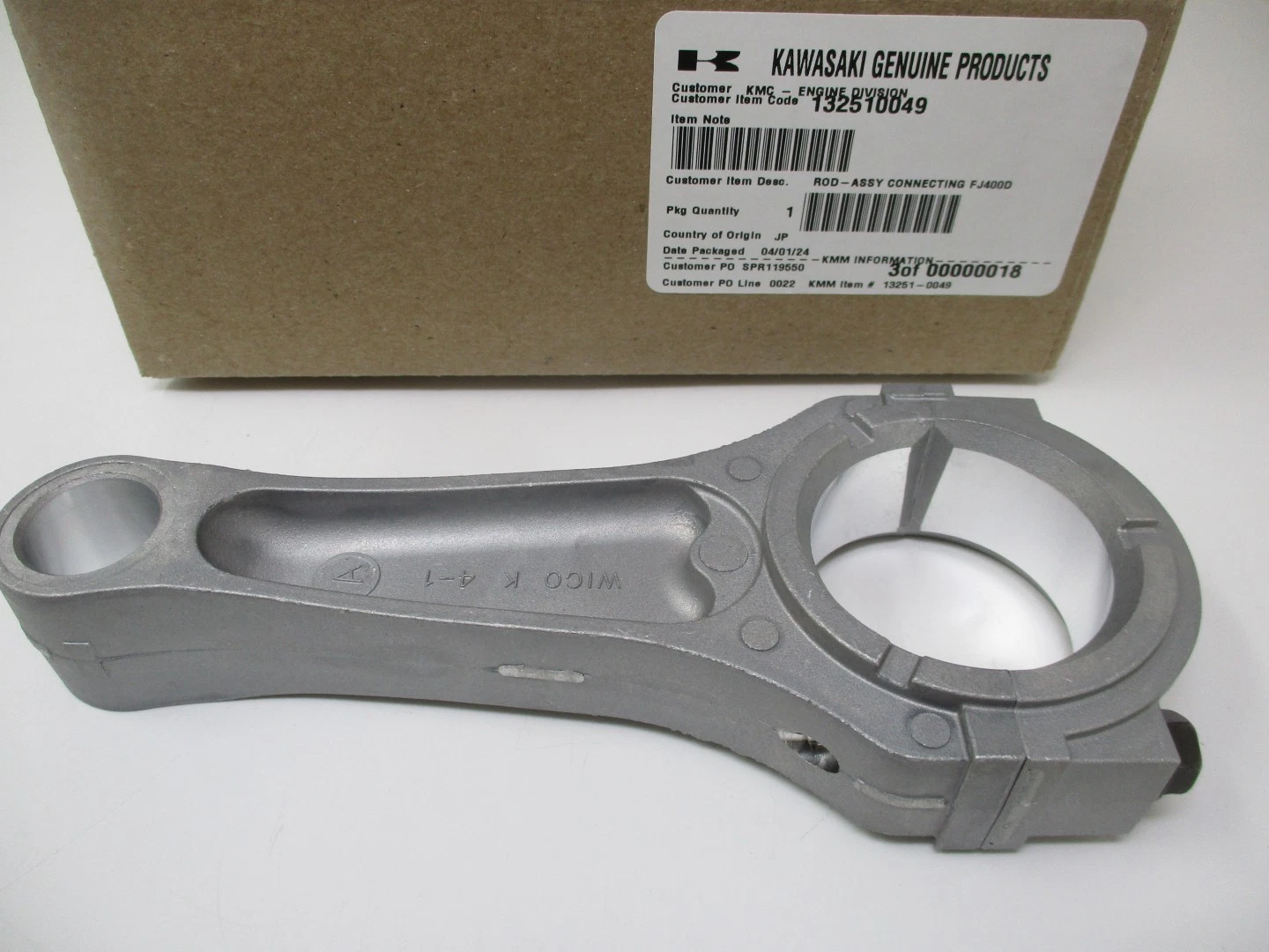 Genuine Kawasaki 13251-0049 FJ400 FJ400D Connecting Rod Club Car EZGO - Image 5