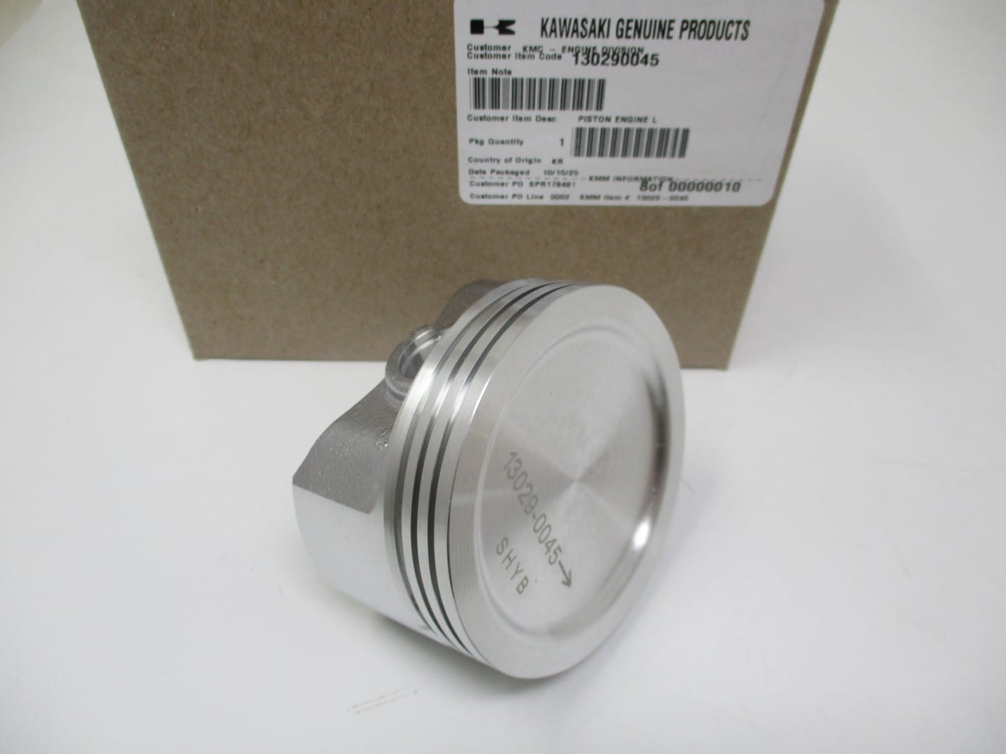 Genuine Kawasaki 13029-0045 Piston Oversize OS 0.05 - Image 2