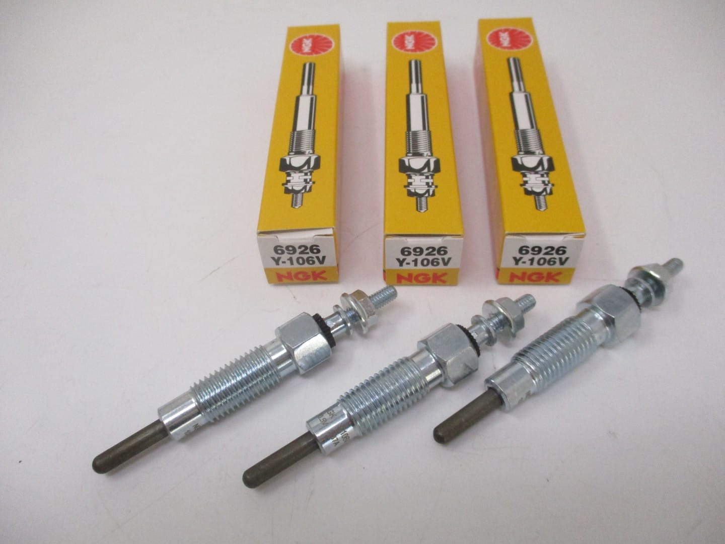 3 NGK Glow Plug's Diesel Daihatsu for Briggs & Stratton 821308 Diesel DM950D