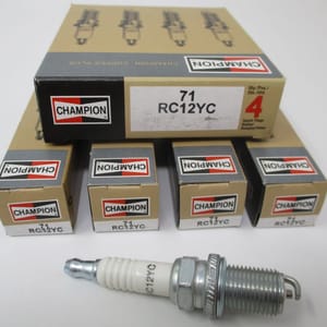 4 Genuine Champion RC12YC 71G Spark Plugs Copper Plus Nickel RC12 Cross NGK BKR5E 7938