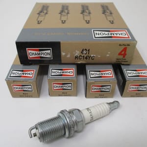 4 Genuine Champion 431 RC14YC Copper Plus Spark Plugs